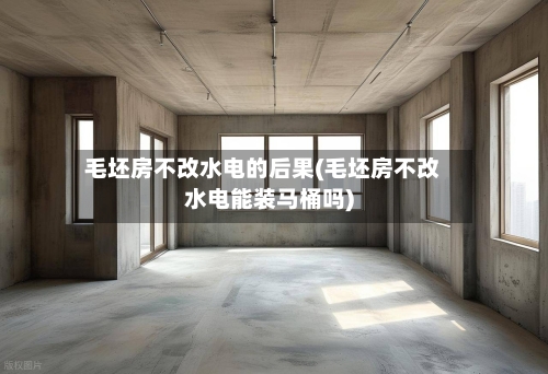 毛坯房不改水电的后果(毛坯房不改水电能装马桶吗)